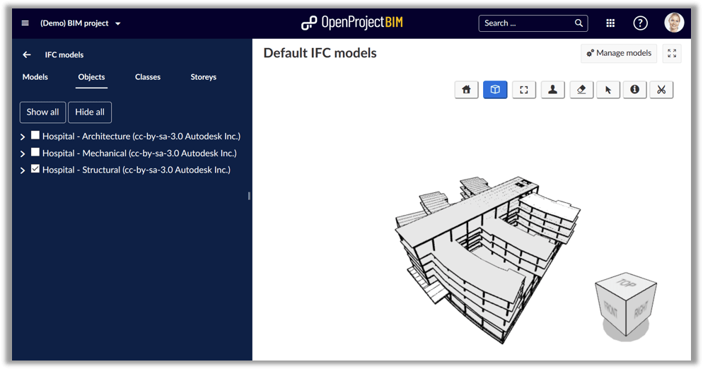 OpenProject BIM structural