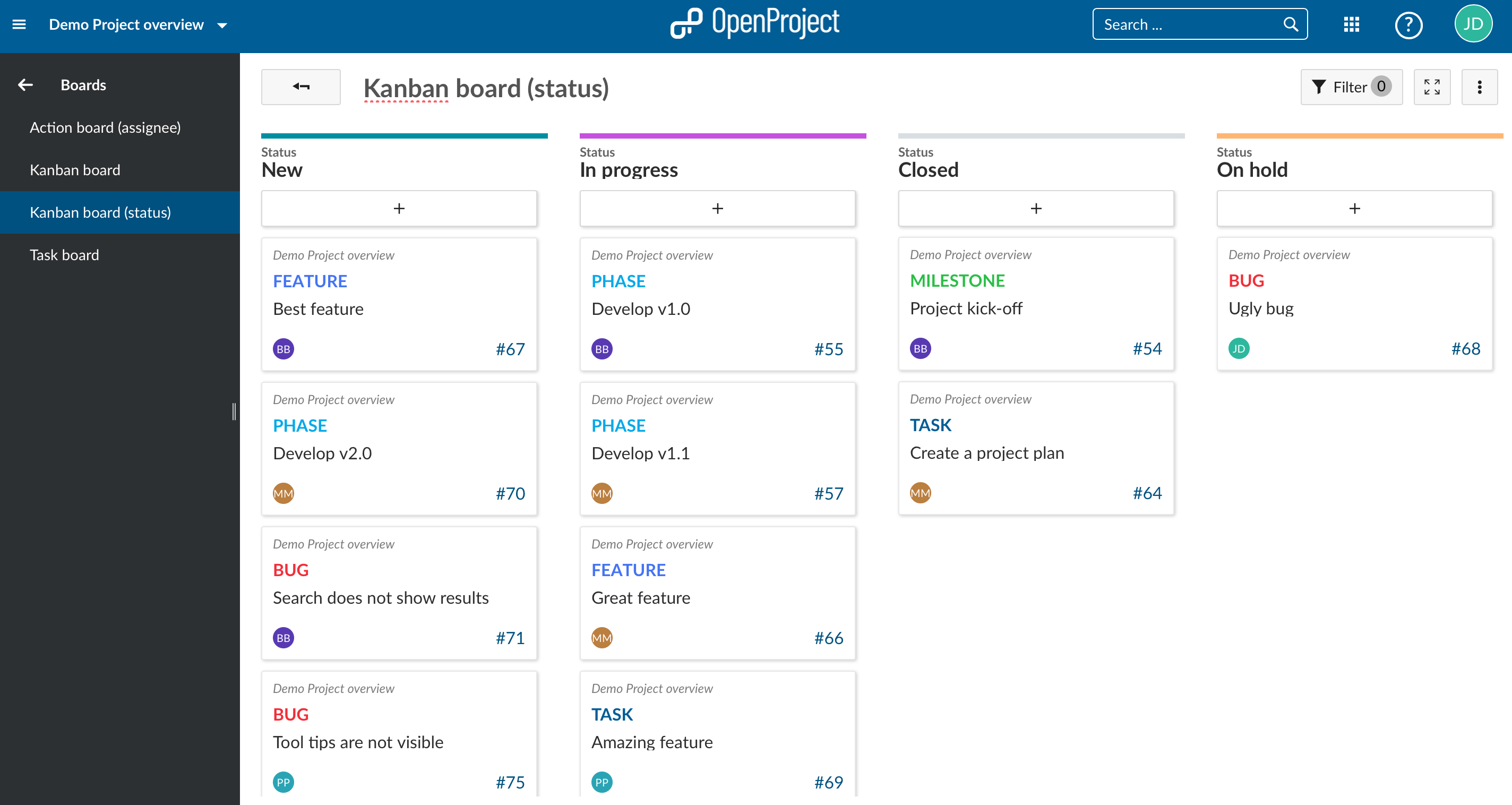 tableau-kanban-openproject