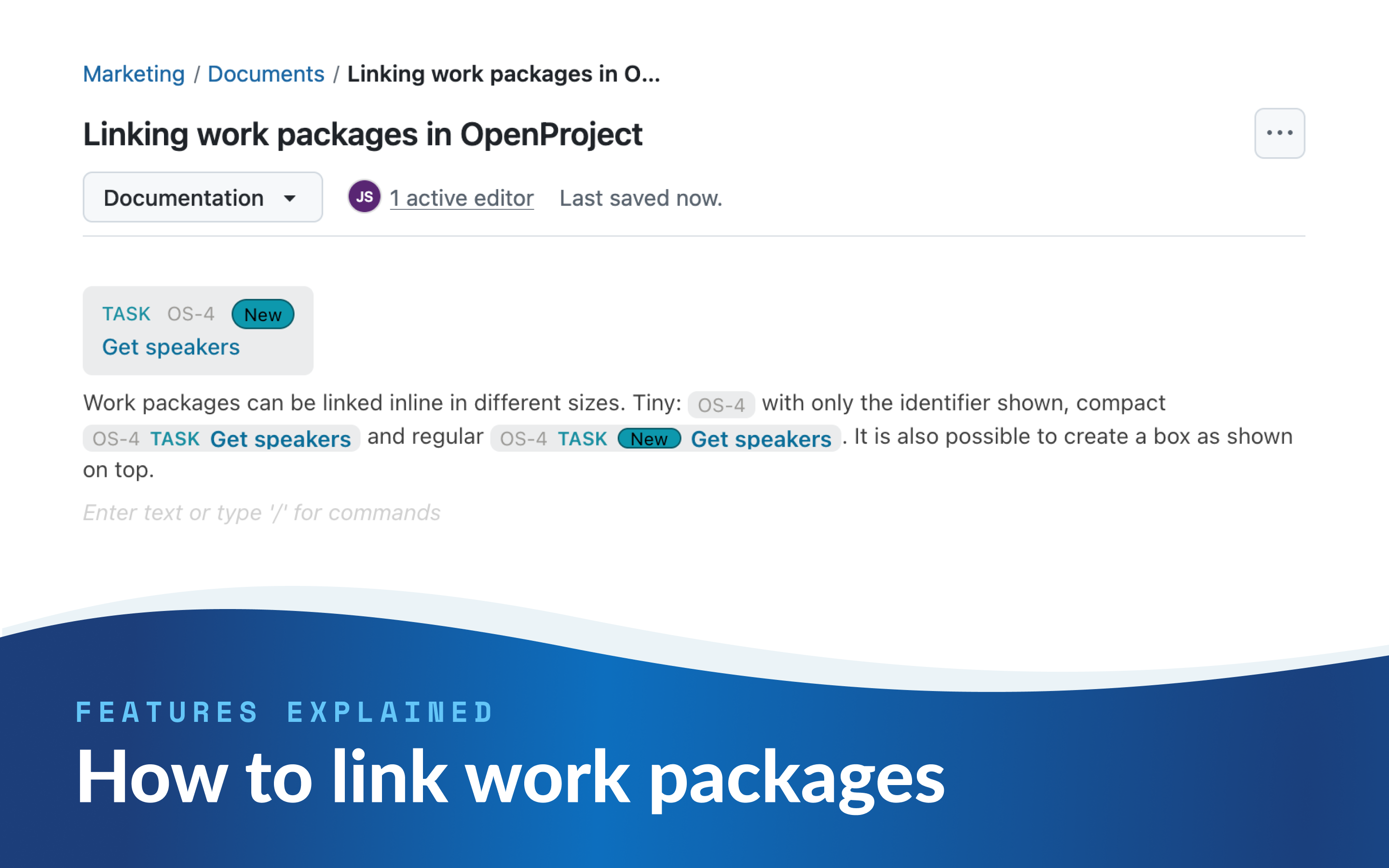 Wichtiges schneller wiederfinden: So verlinken sie Arbeitspakete in OpenProject Wichtiges schneller wiederfinden: So verlinken sie Arbeitspakete in OpenProject
