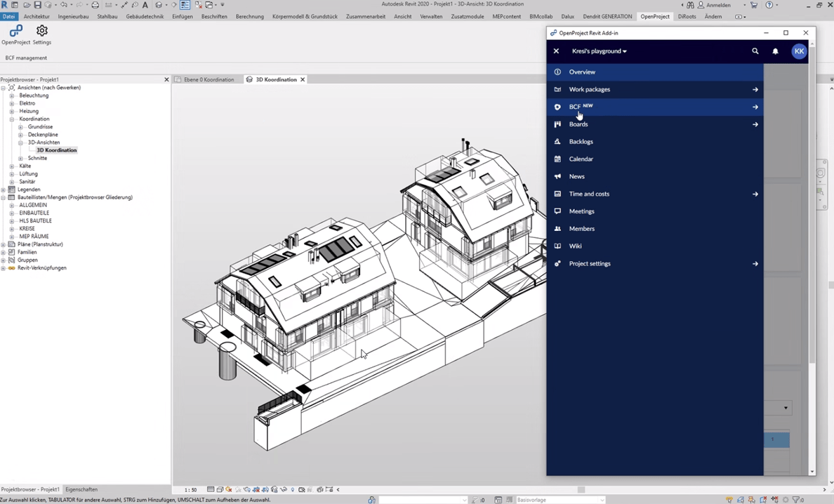 OpenProject BIM - BCF Module