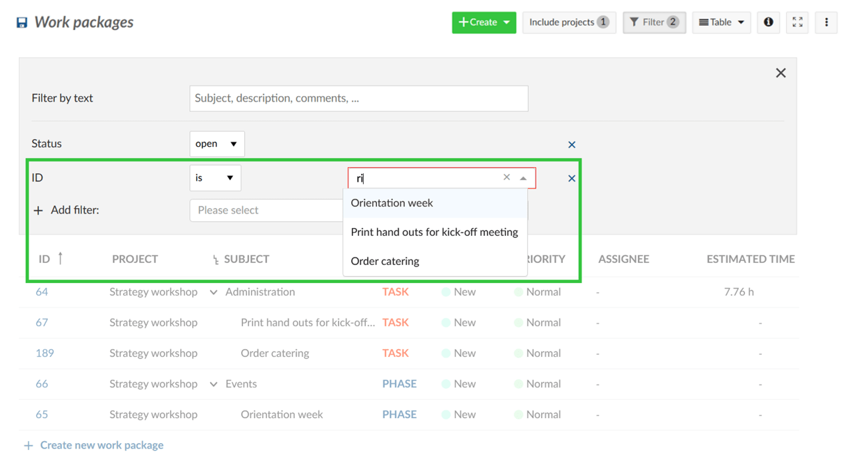 filtering-by-work-package-id